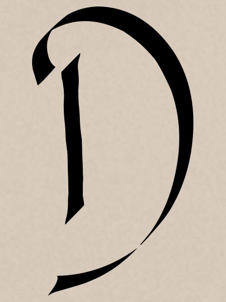 Buchstabe D