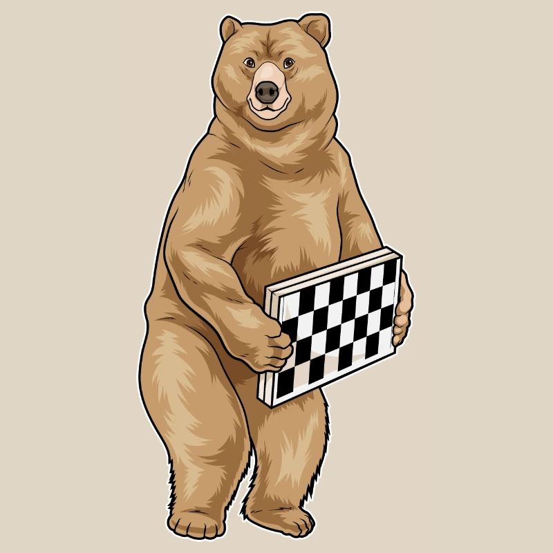 Bear Chessboard Chess Board Game