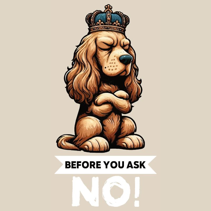 Before You Ask Cocker Spaniel Cockerhund 
