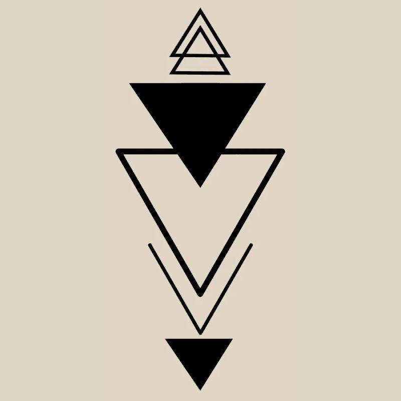 Triangular symbol (black)