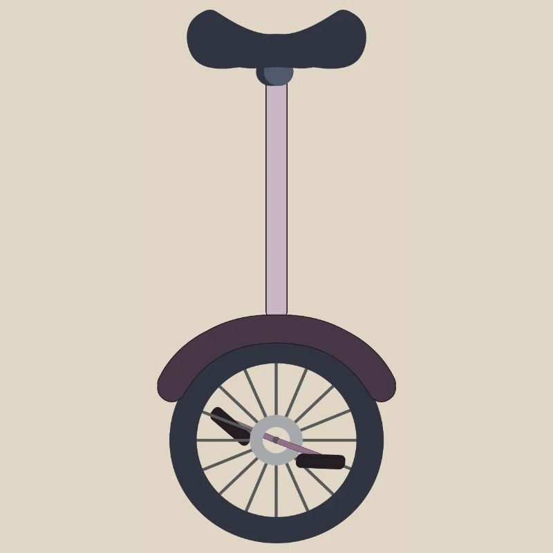 Einrad Einradfahrer