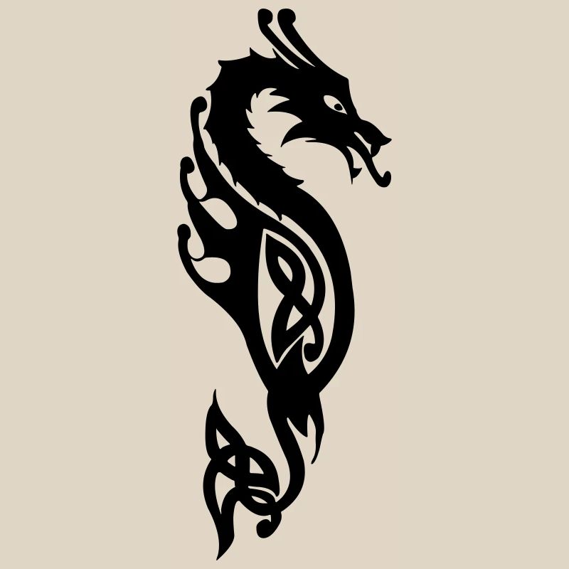 Monströse Seeschlange oder Drachenvektor