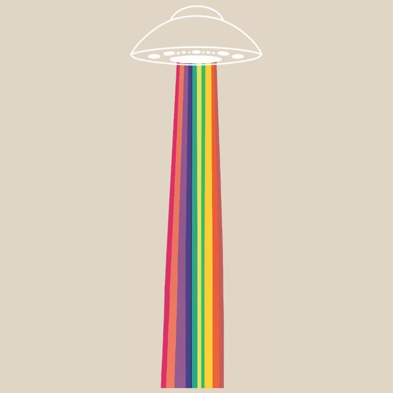 Rainbow ufo