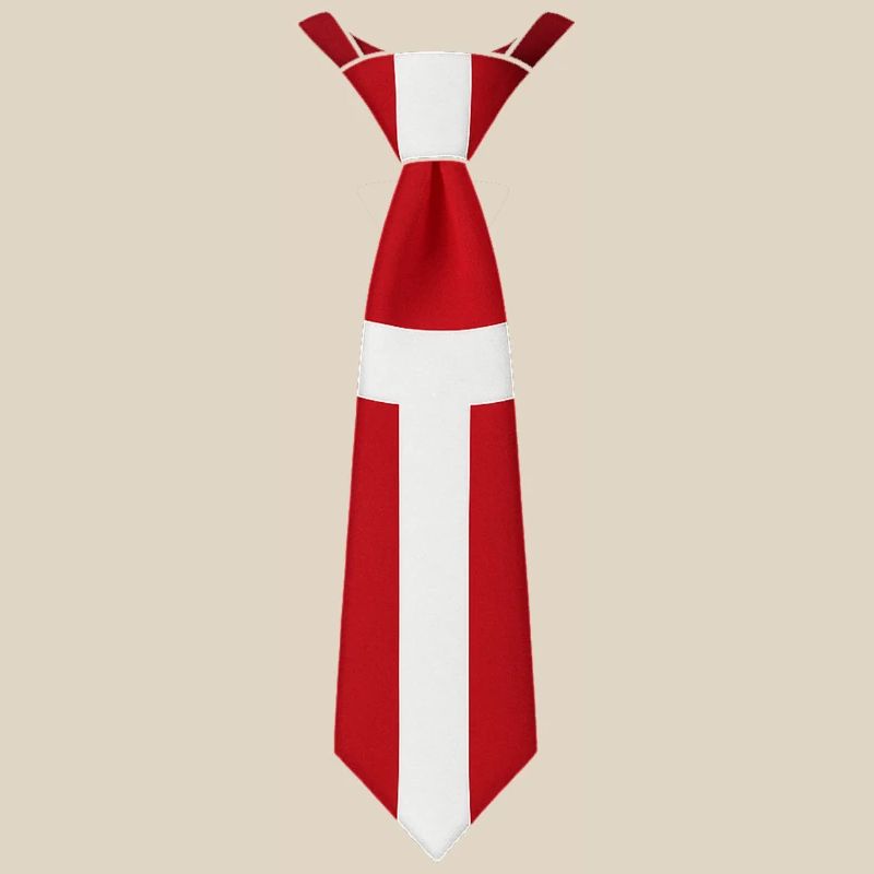 Cravate Danemark – Conception du drapeau