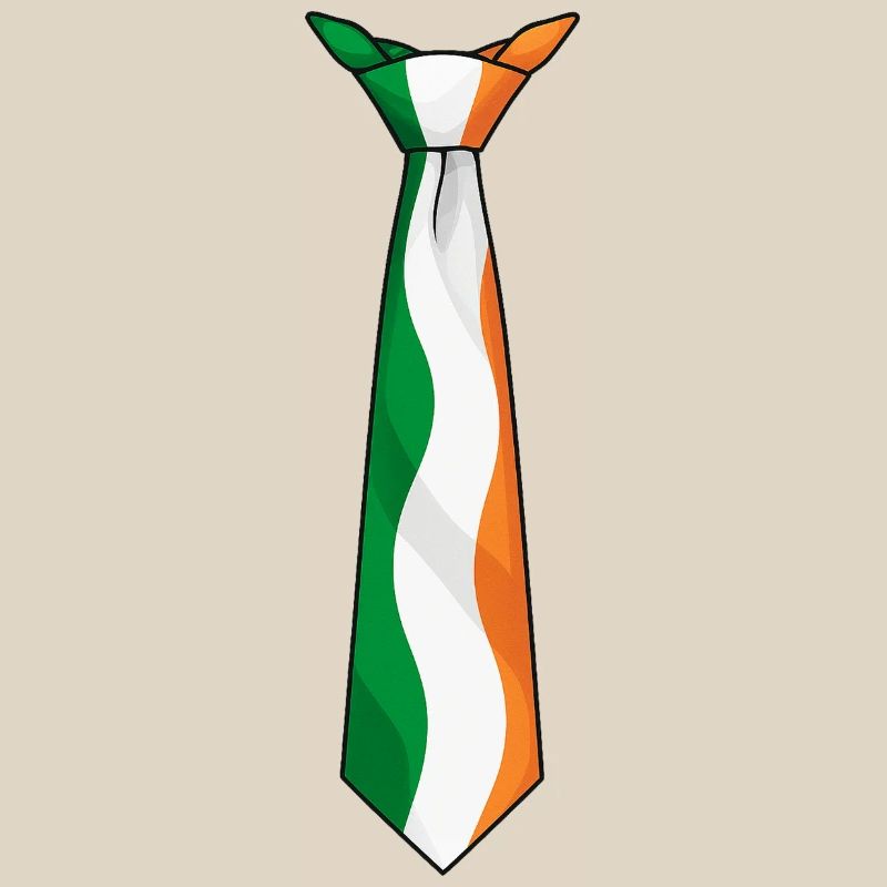 Cravate d’Irlande – Conception du drapeau