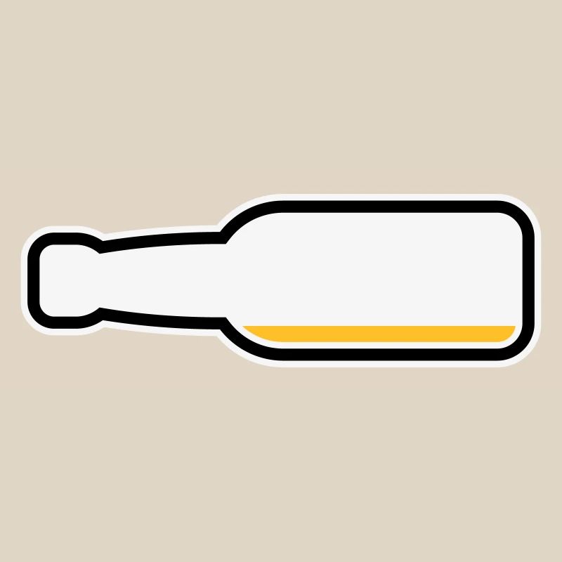 Bierflasche Leer (Bier Bierchen Symbol / POS 3C)