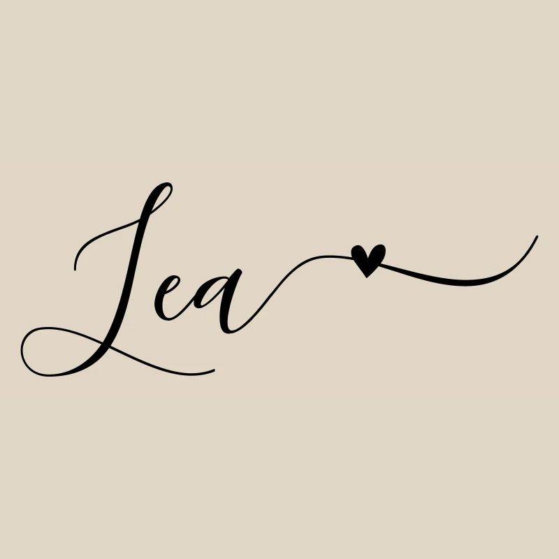 Lea Name First Name Decorative