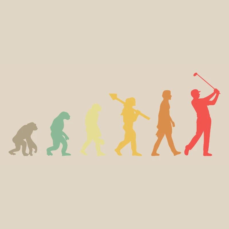 Golf Golfer Golf Évolution des golfeurs
