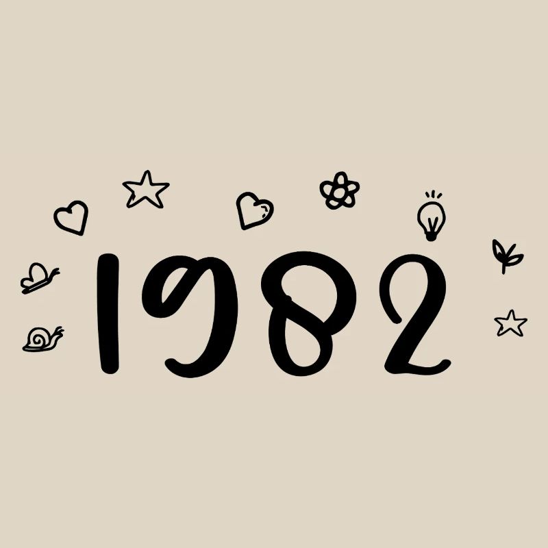 1982 Anniversary 1982 Retro 1982