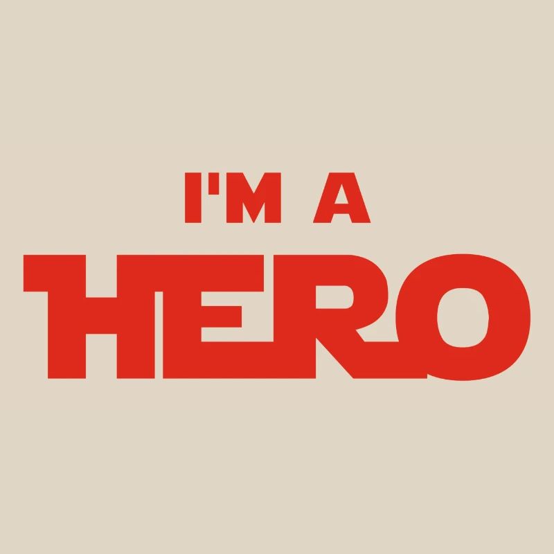Ich bin ein Held (rot)