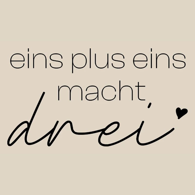 One plus one makes three