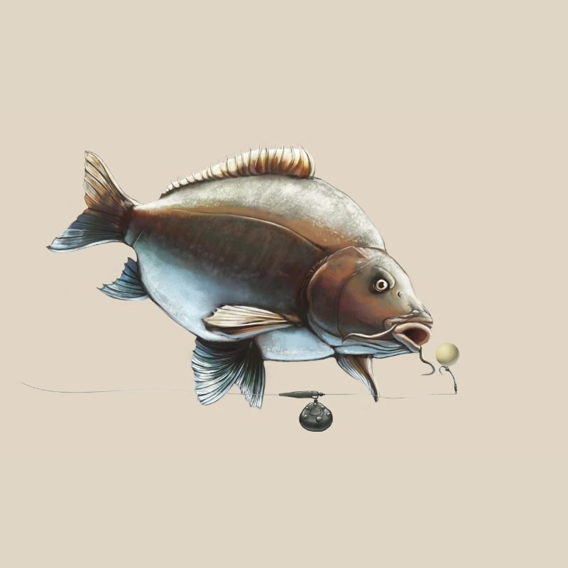 Conception du gréement de pêche Mirror Carp Ronnie