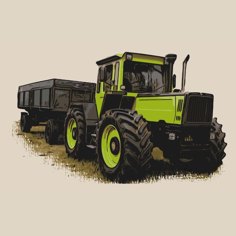 MB trac 1600 turbo avec remorque