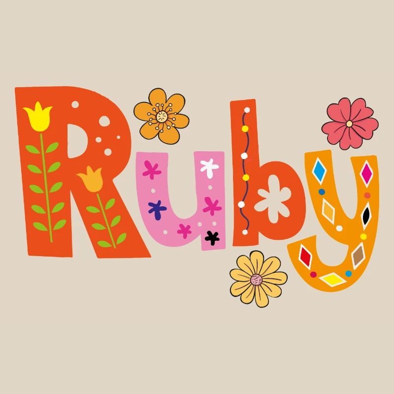 Personalisierter Ruby-Name