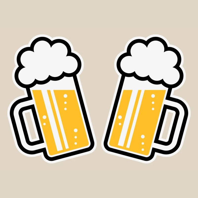 2 beer mugs Cheers, cheers! (Beer Mugs 3C)