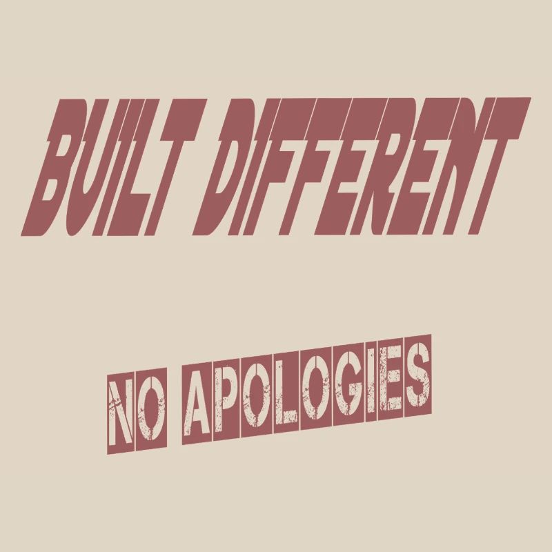 Construit différemment – Aucune excuse | Sweat à capuche unisexe