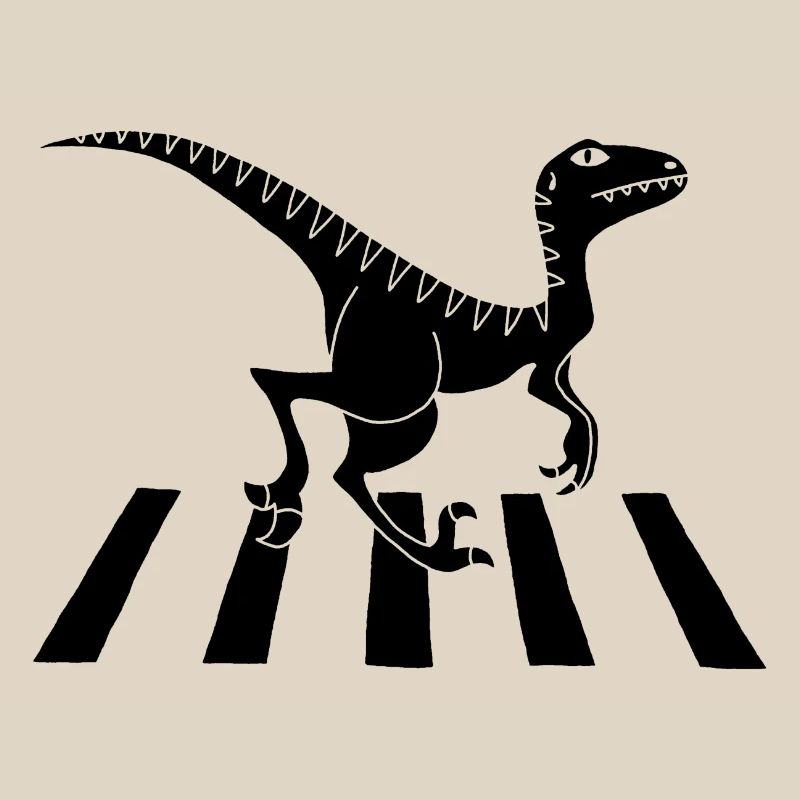 Pedestrian Dinosaur (Black)