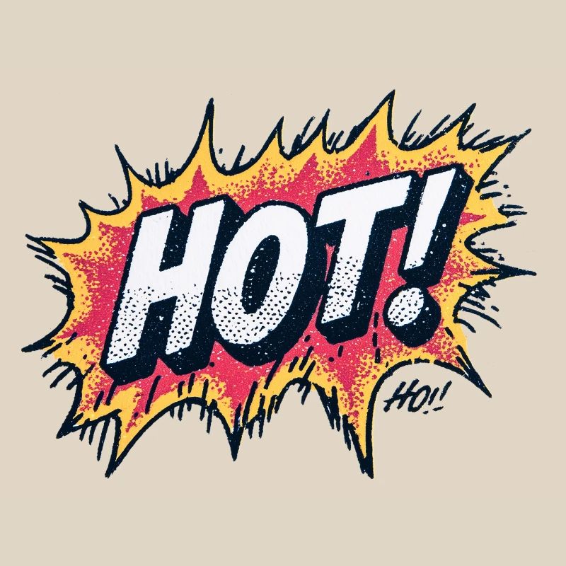 Conception des Explosions de Comics Chauds