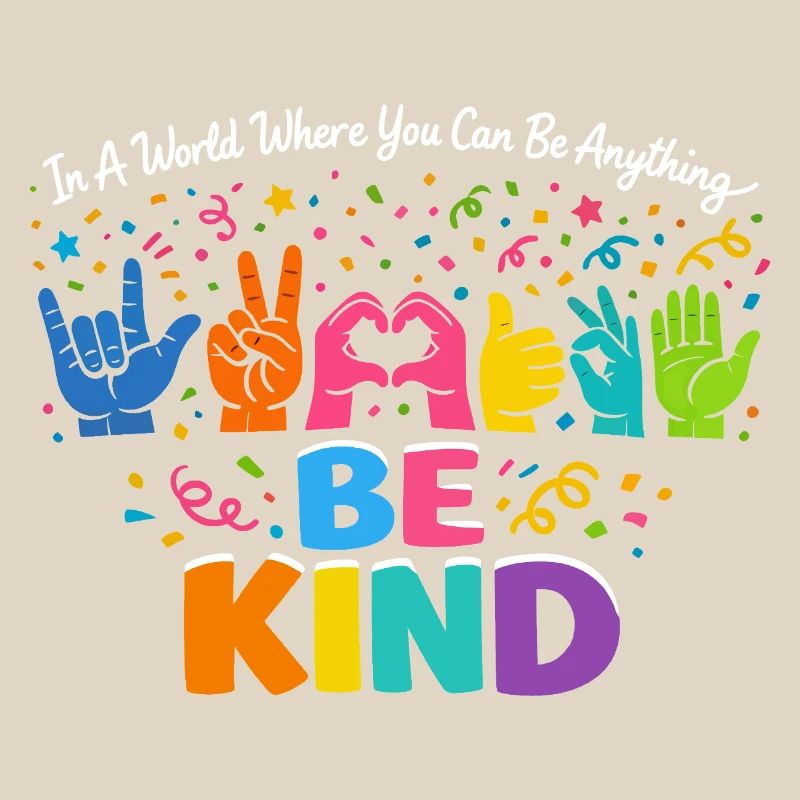Be Kind Sign Language Inclusive