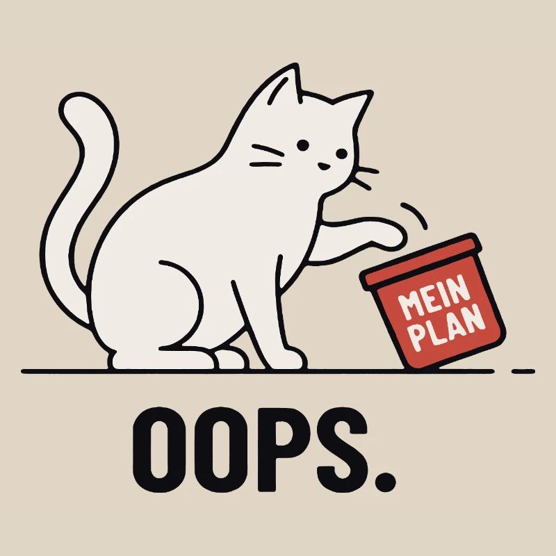 My plan... Oops – Funny Cat