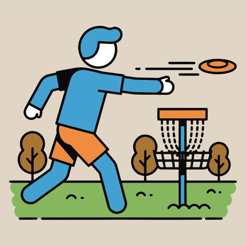 Disc Golf Flying Disc Golfer Disc Golf Korb