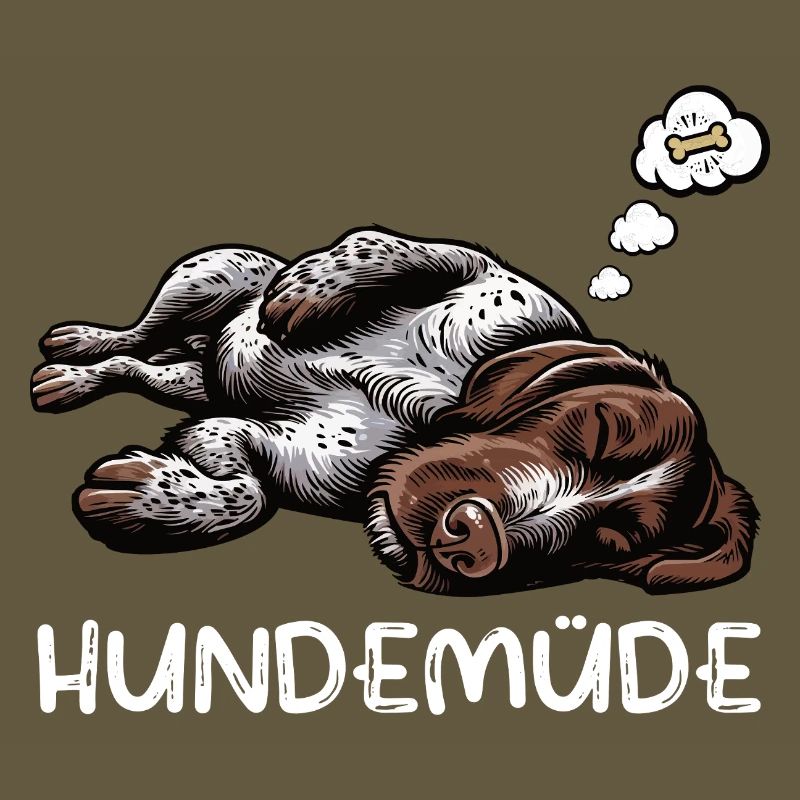 Hundemüde Deutsch Drahthaar drahthaar hunde