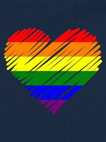 Regenbogen Pride Herz