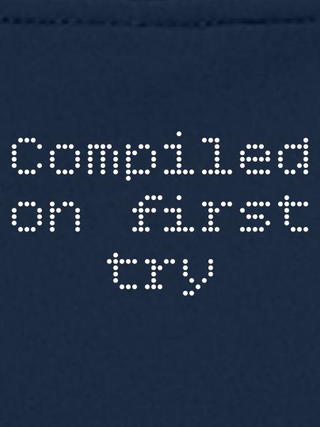 Compiled first try