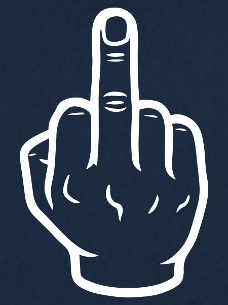 Hand Mittelfinger