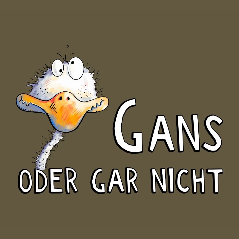 Gans Oder Gar Nicht I Gänse Wortspiel
