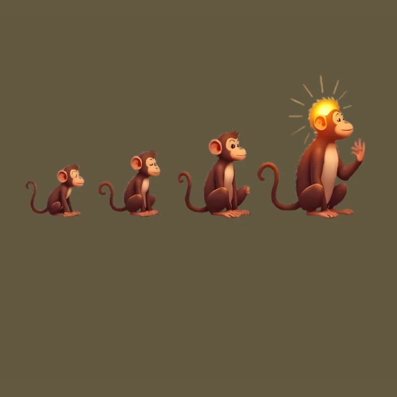 Evolution of sun-headed monkeys