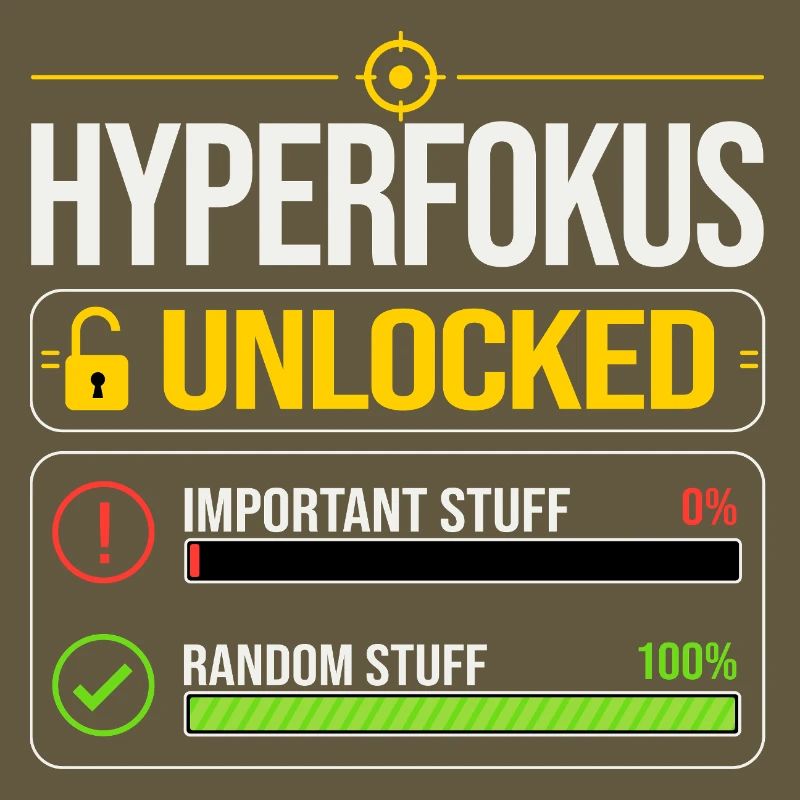 Hyperfocus débloqué dans le jeu TDAH