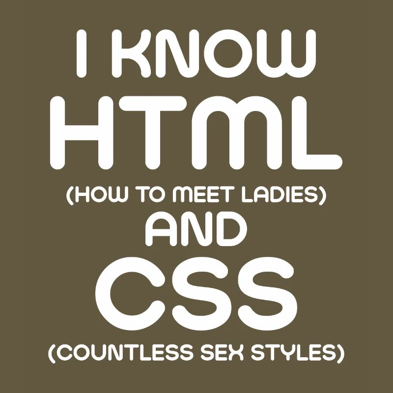 Je connais html et CSS