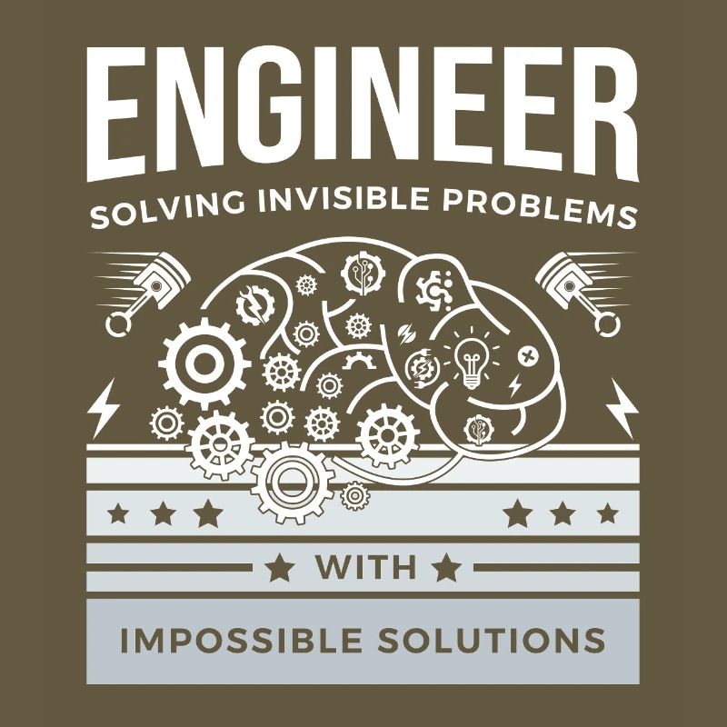 ENGINEER – Solving Invisible Problems T-Shirt