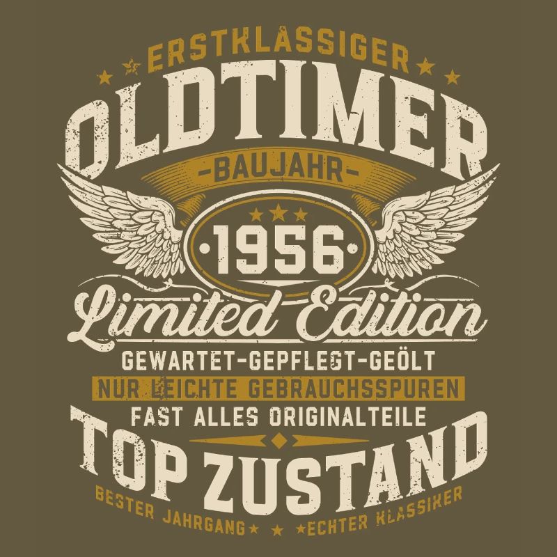 70. Geburtstag 1956 Oldtimer Geschenk Retro