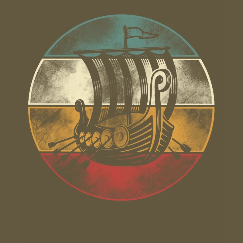 Wikinger Boot, Drachenboot Langschiff