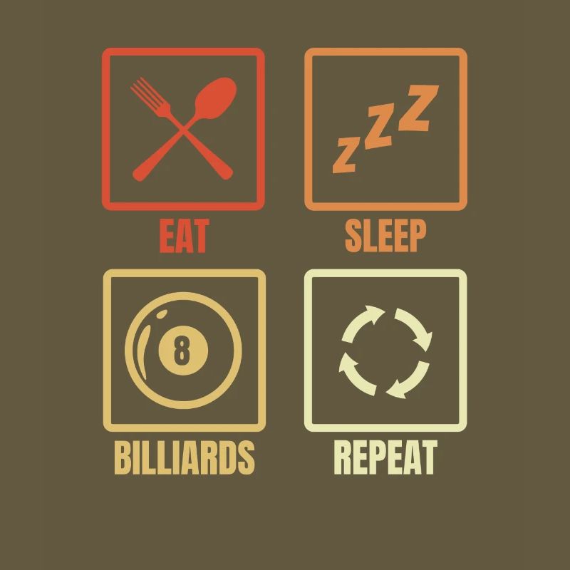 Billiard player routine