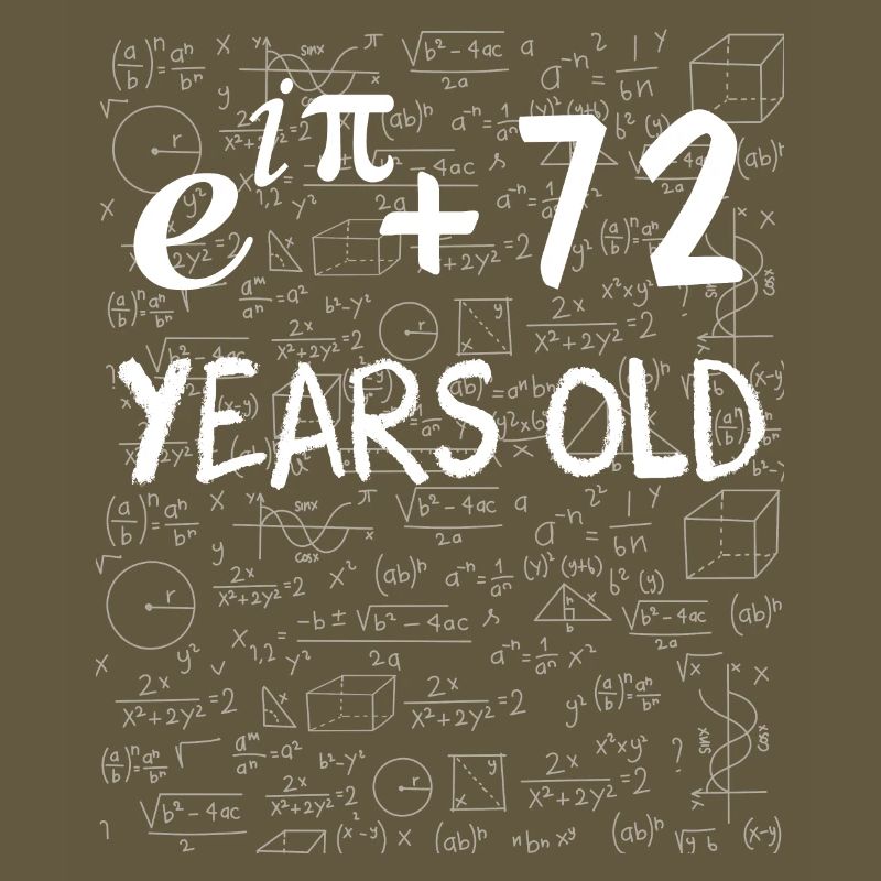 71st Birthday 71 Years Euler Identity Math Gift