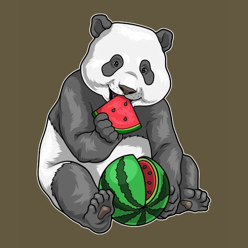 Panda Pastèque