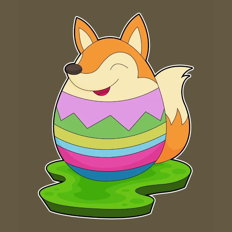Fox Easter Easter Egg