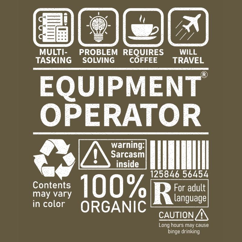Equipment operator multi tasking problem solving
