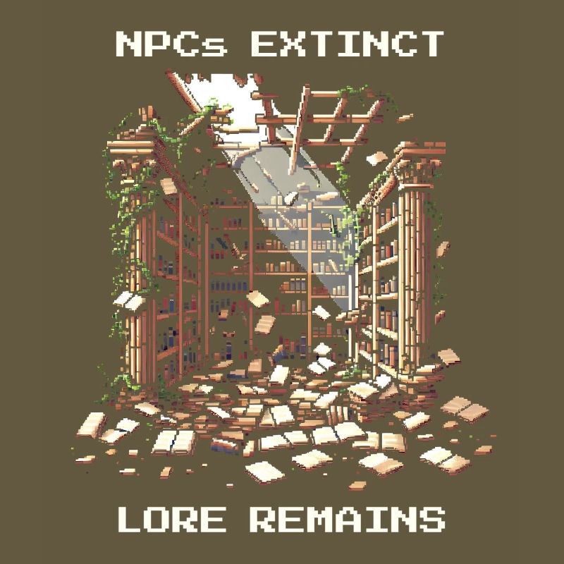 NPCs gone, lore stays | Post-apocalyptic