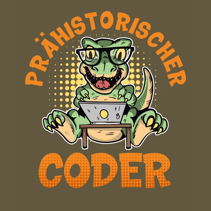 Coding PRÄHISTORISCHER CODER Lustiges
