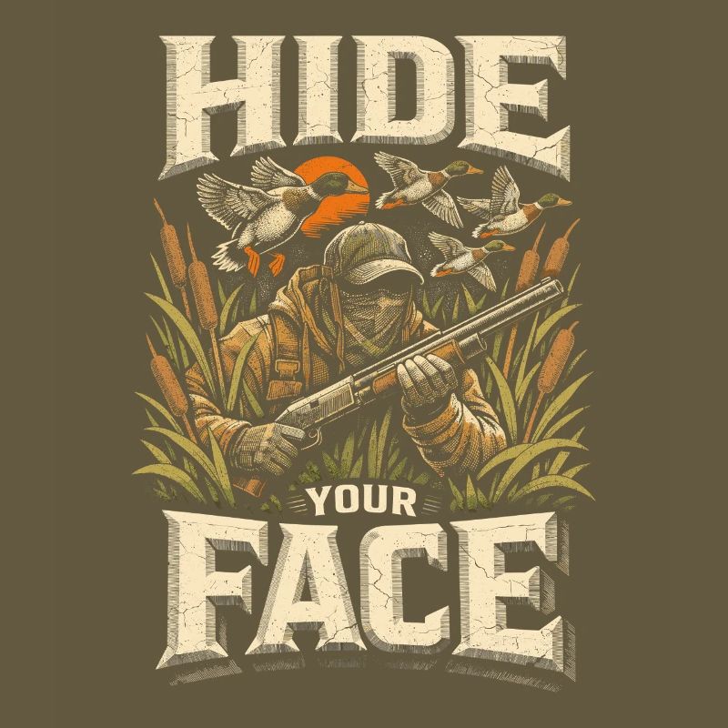 Chasse aux canards Cache ton visage