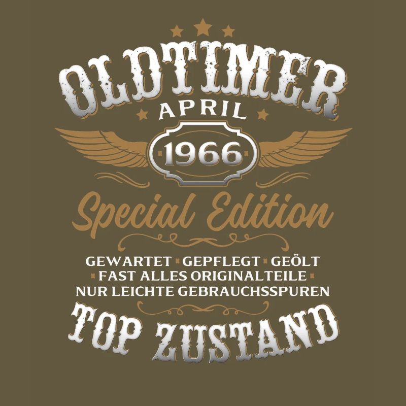 60. Geburtstag Geschenk Mann Oldtimer April 1966