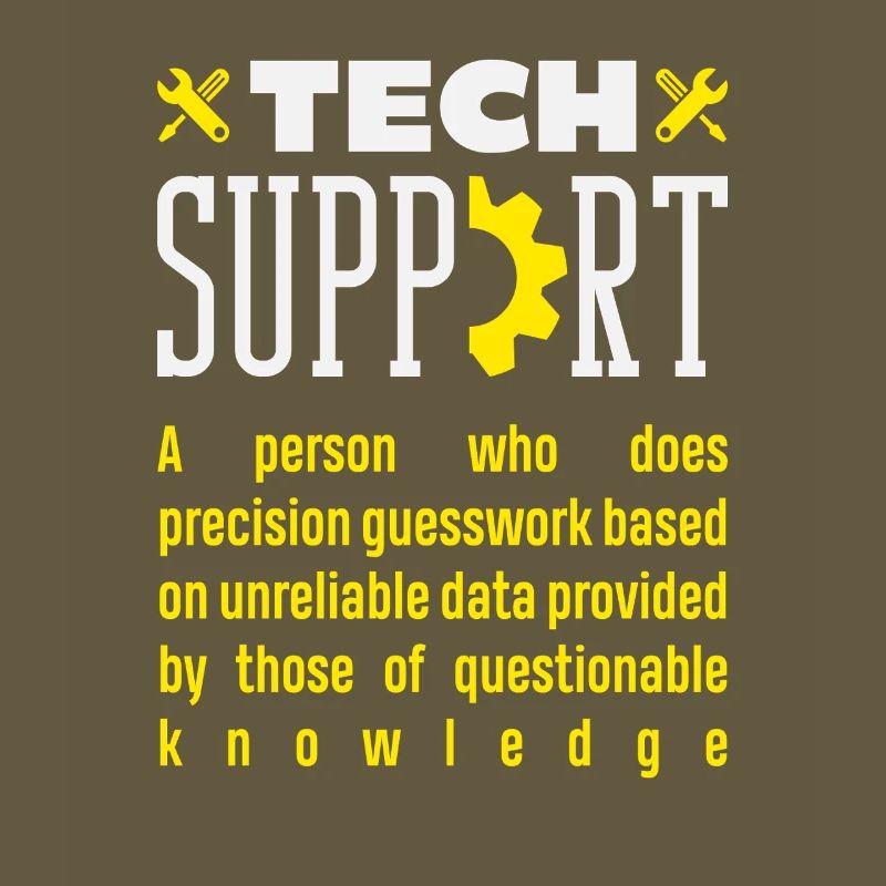 Définition du support technique : Précision des suppositions