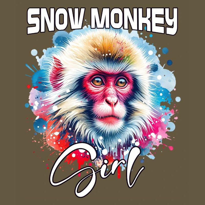 Snow Monkey Mädchen Schneeaffe