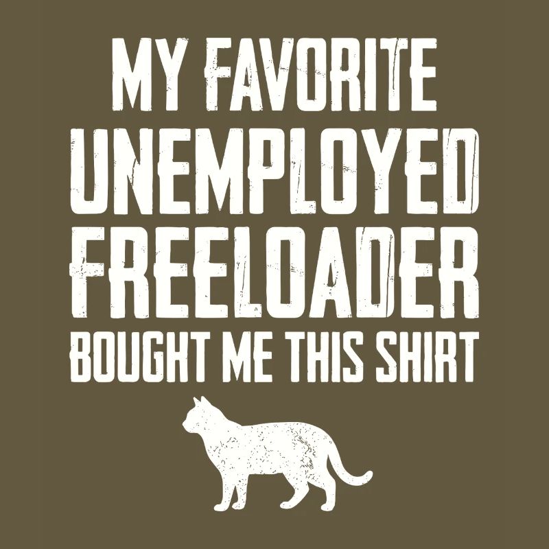 Funny Cat Freeloader