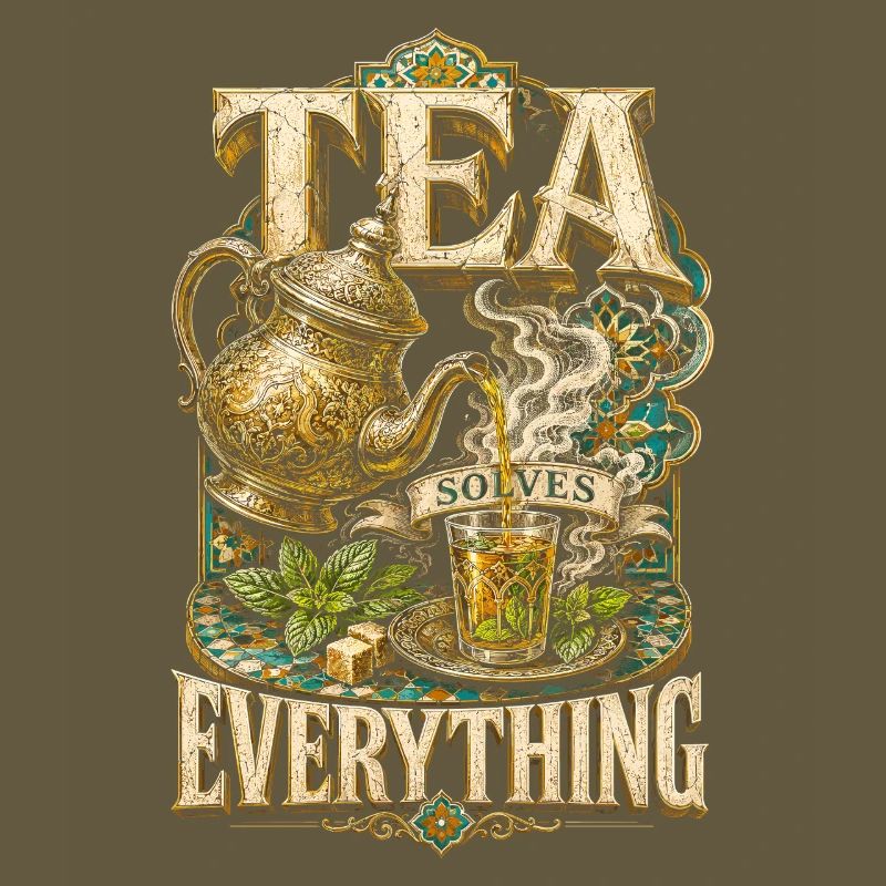 Moroccan Morocco Tea Solves Everything
