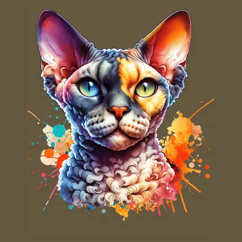 Devon Rex Motif